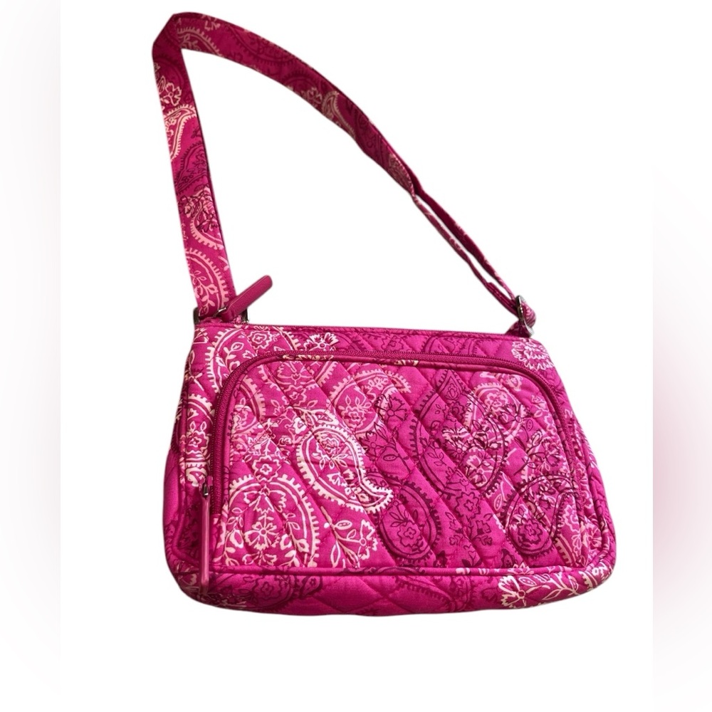 Vera Bradley Pink Quilted Shoulder/cross body Bag